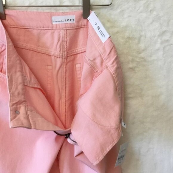 Loft Pink High Waist Palazzo Jeans - Picture 6 of 12